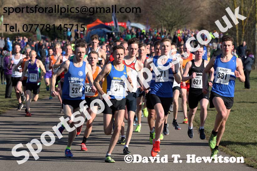 Senior mens 2018 Royal Signals NECAA Road Relays, Hetton. Photo: David T. Hewitson/Sports for All Pics